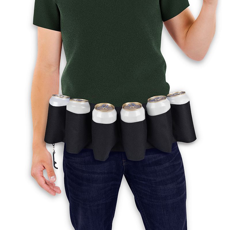 HAMMER + AXE 6-Pack Beer Belt Drink Holster.