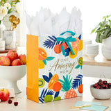 Hallmark 15" Extra Large Gift Bag for Moms with Tissue Paper.