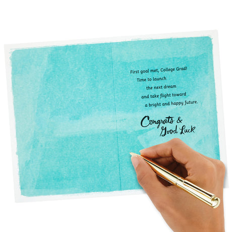 Hallmark College Graduation Card (Hot Air Balloon)