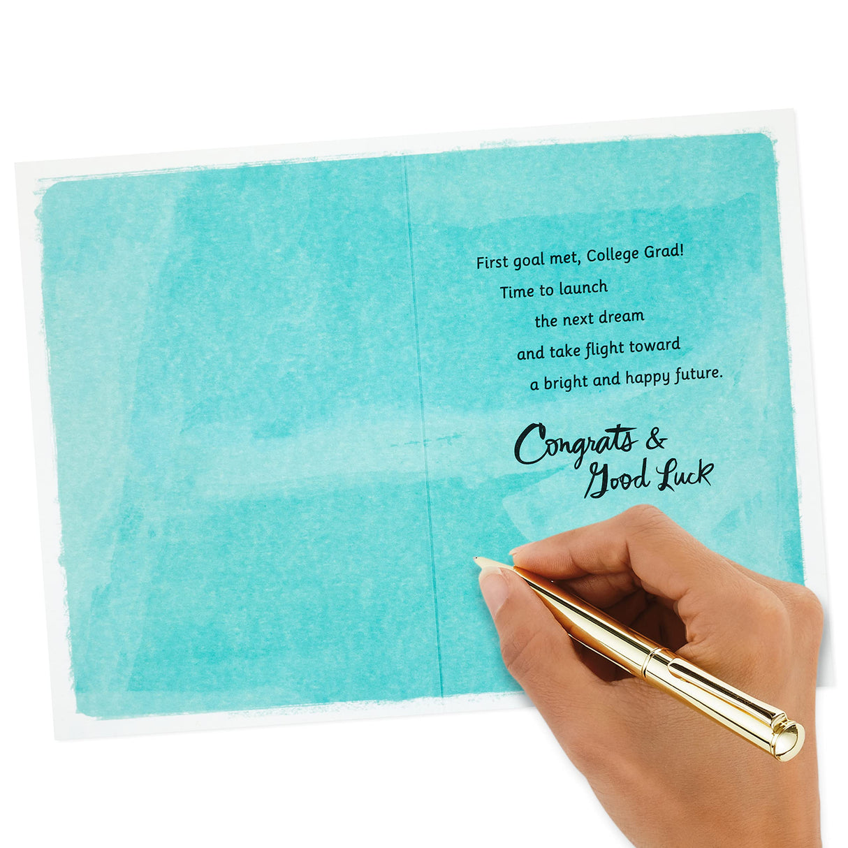 Hallmark College Graduation Card (Hot Air Balloon).