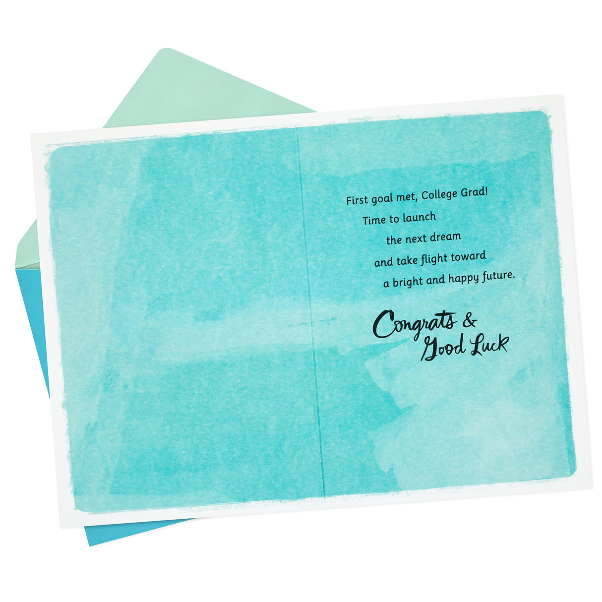 Hallmark College Graduation Card (Hot Air Balloon).