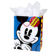 Hallmark Disney 15" Extra Large Gift Bag with Tissue Paper (Mickey Mouse).