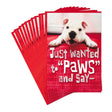 Hallmark Pack of Valentines Day Cards for Kids, Puppy Paws - 6 Pack