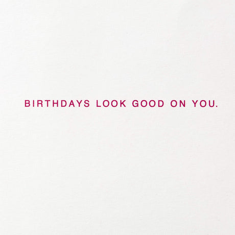 Hallmark Signature Birthday Card For Women (Damn, Girl Letter Board)