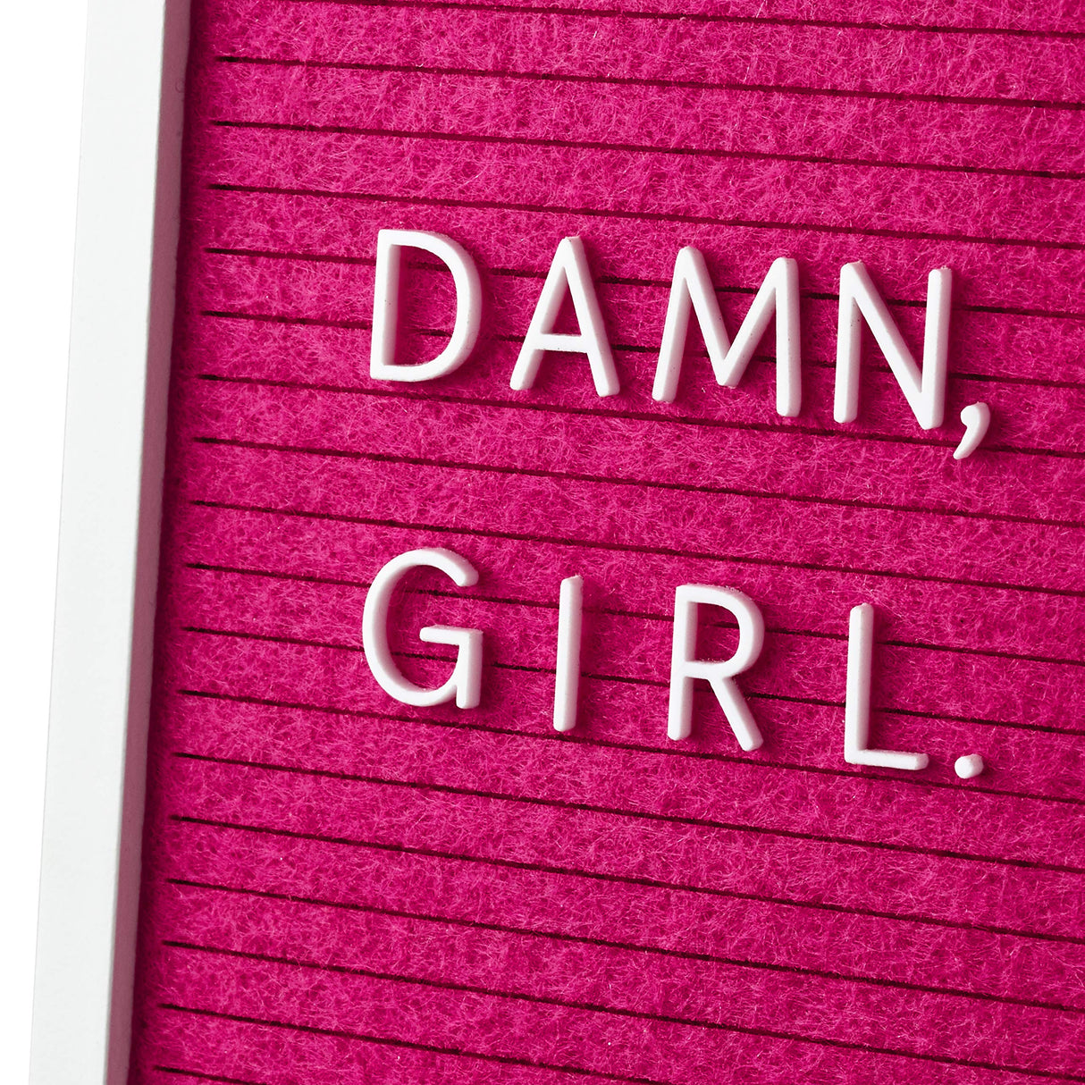 Hallmark Signature Birthday Card For Women (Damn, Girl Letter Board).