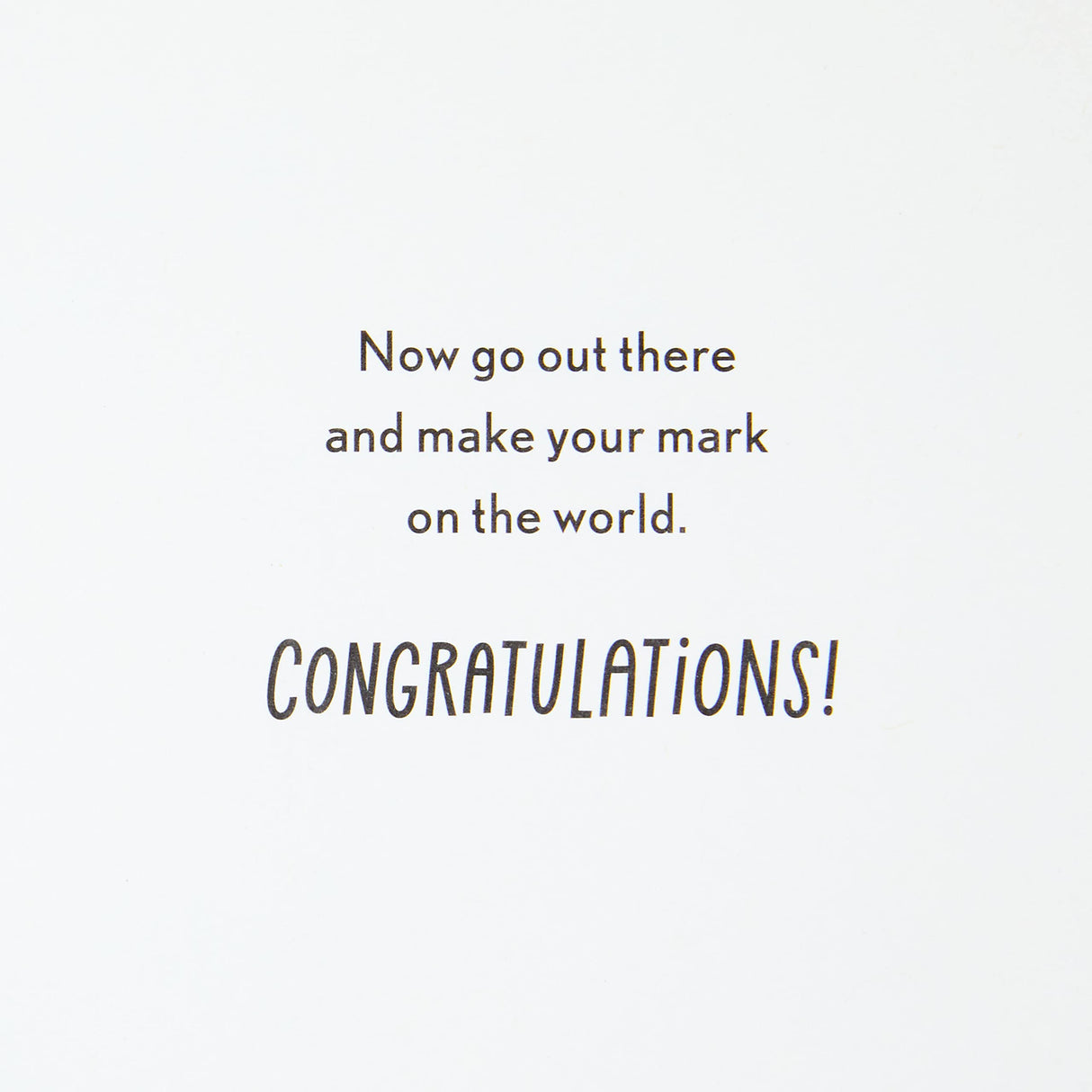 Hallmark "Way to Go" Pack of 10 Graduation Cards with Envelopes.