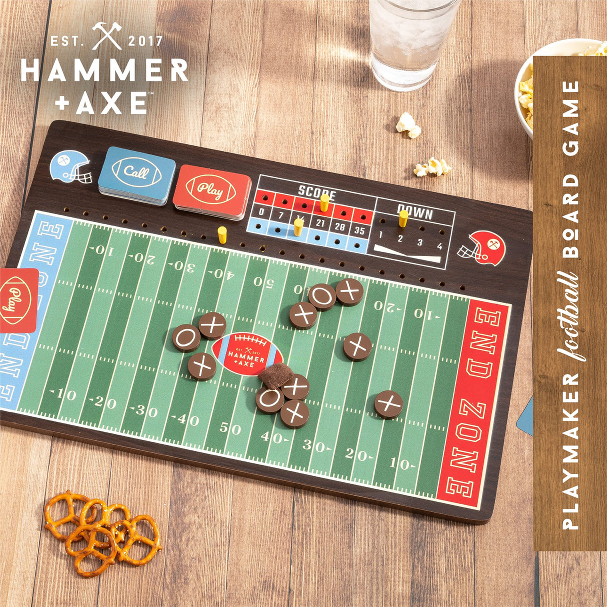 Hammer + Axe Football Playmaker Board Game