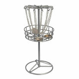Hammer & Axe Game Bottle Cap Micro Disc Golf, Silver