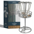Hammer & Axe Game Bottle Cap Micro Disc Golf, Silver