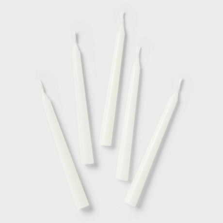 Hanukkah Menorah Tapered 4" Candles - 45ct.