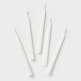Hanukkah Menorah Tapered 4" Candles - 45ct Spritz