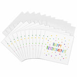 Happy Retirement Greeting Cards 12-pack 3dRose