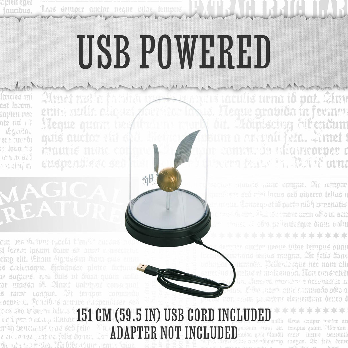 Harry Potter Levitating Golden Snitch Light Harry Potter