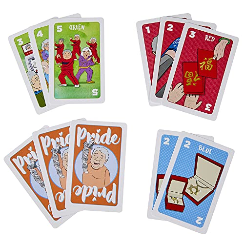 Hasbro Gaming Not Your Ma's Jong, A Fast-Paced Card Game