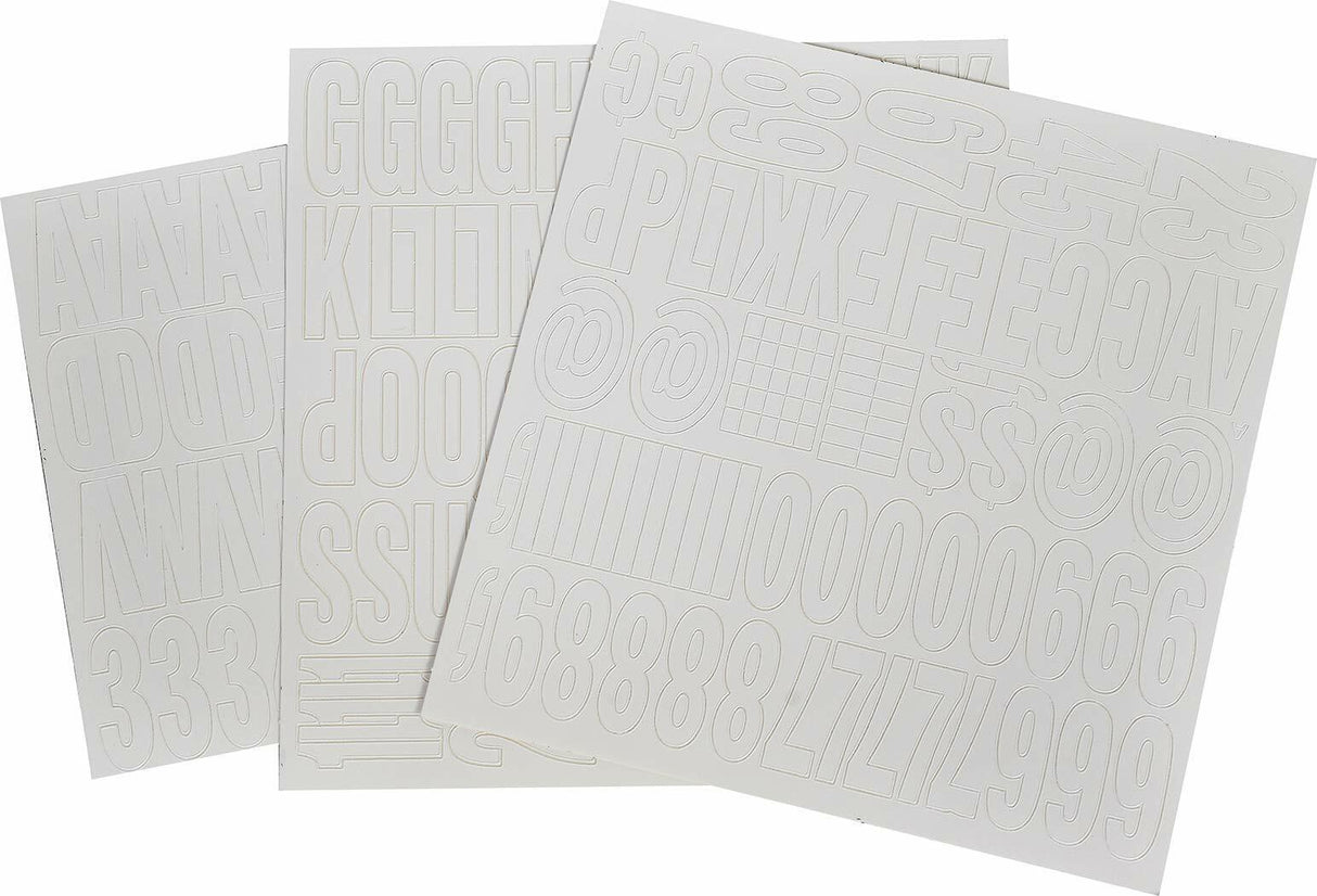 Hillman 1-Inch Die-Cut Letters/Numbers Kit