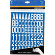 Hillman 1-Inch Die-Cut Letters/Numbers Kit