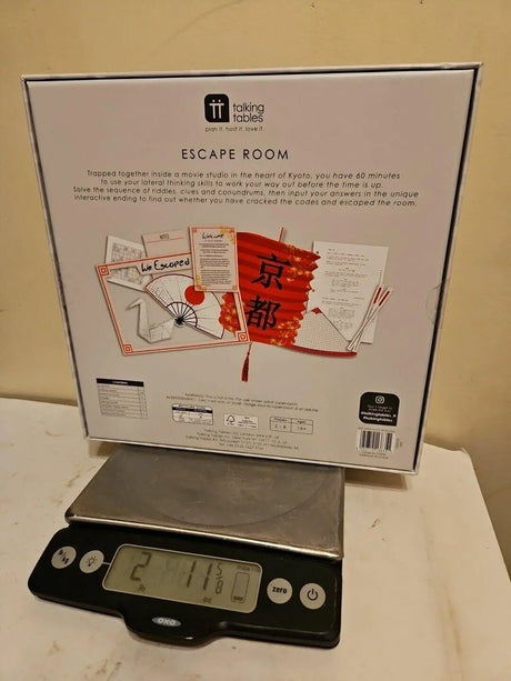 Host Your Own Escape Room Talking Tables Board Game Kyoto Edition 2-6 Players