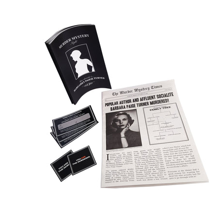 Host Your Own Murder Mystery Night.