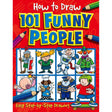 How To Draw 101 Funny People (How To Draw) By Barry Green, Dan Green
