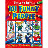 How To Draw 101 Funny People (How To Draw) By Barry Green, Dan Green