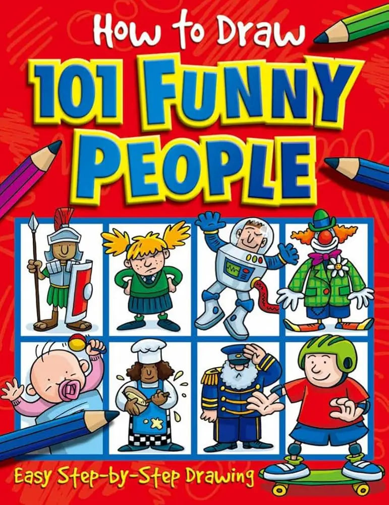 How to Draw 101 Funny People (How to Draw).