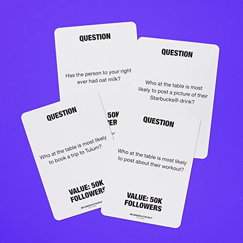 Influencers in the Wild Board Game.
