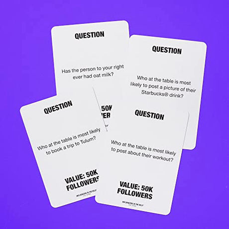 Influencers in the Wild Board Game.