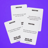 Influencers in the Wild Board Game.