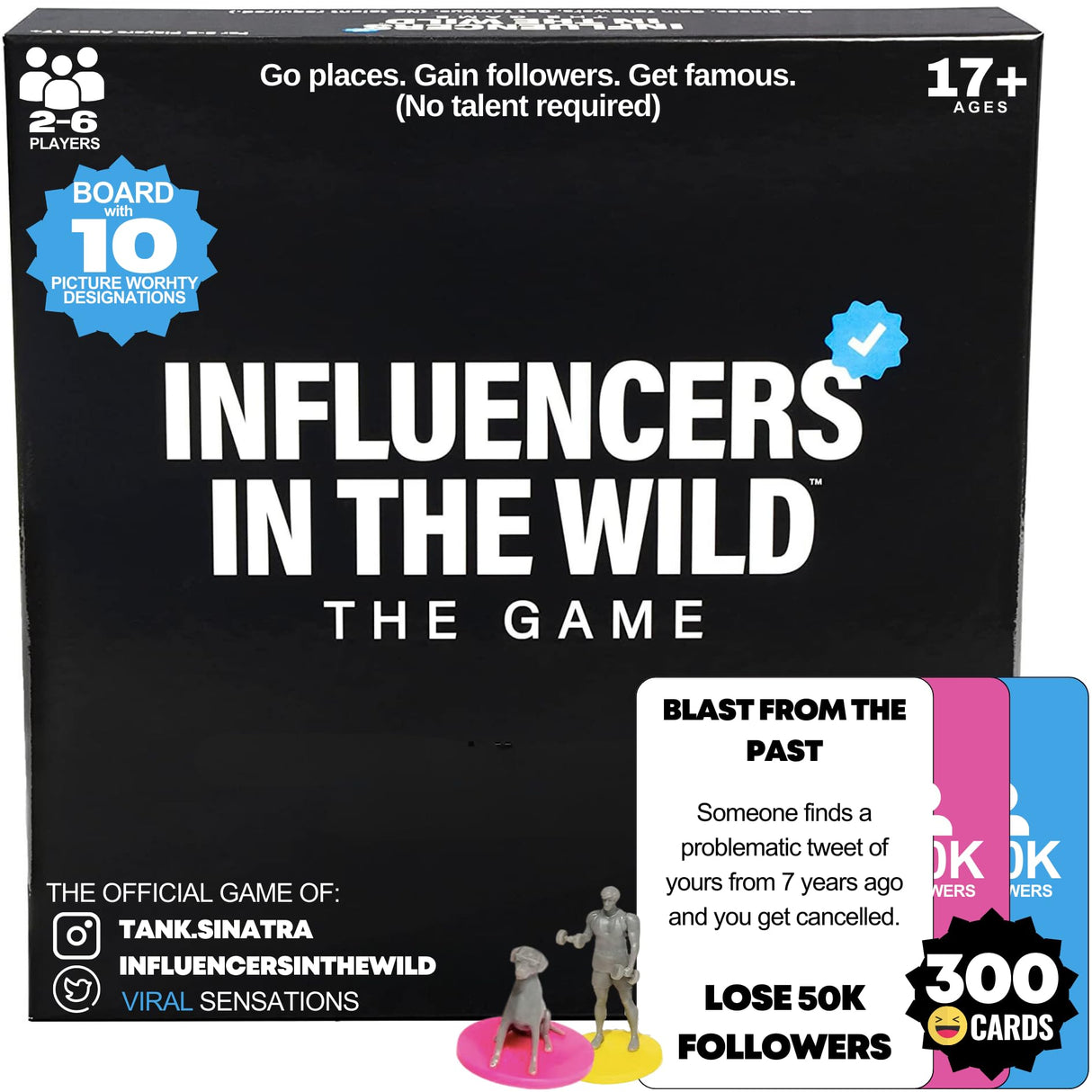 Influencers in the Wild Board Game.