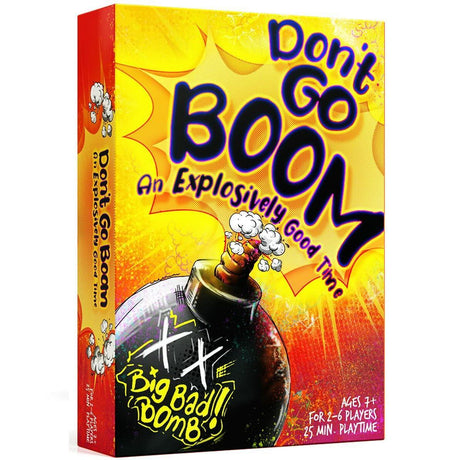 Inspiration Play Don’t Go Boom Family Card Game