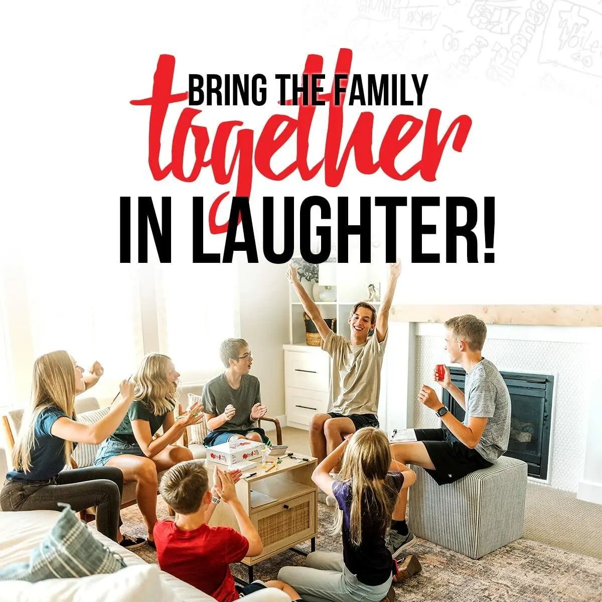 Inspiration Play Spoof Family Party Bluffing Board Game - Funny and Great for Groups Ages 8 and Up - 3-8 Players 