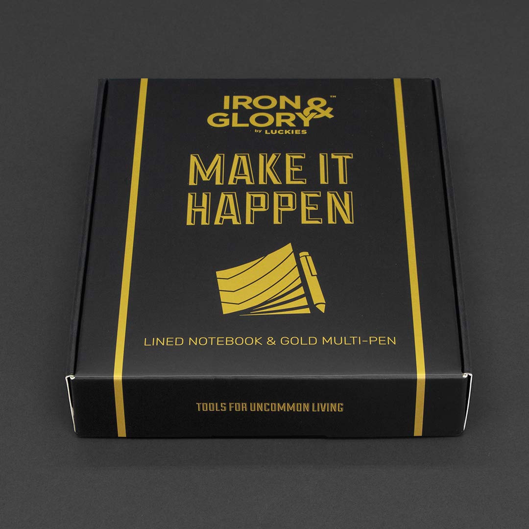 Iron & Glory PU Leather Notebook Gift Set with Pen Iron And Glory