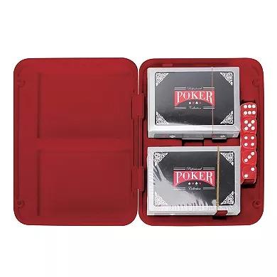 Island Dogs Travel Poker Set