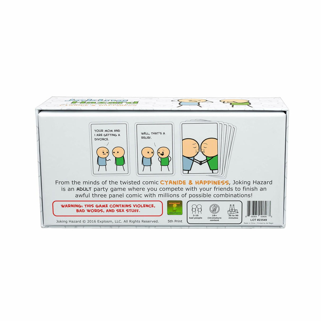 Joking Hazard by Cyanide & Happiness Party Game Joking Hazard