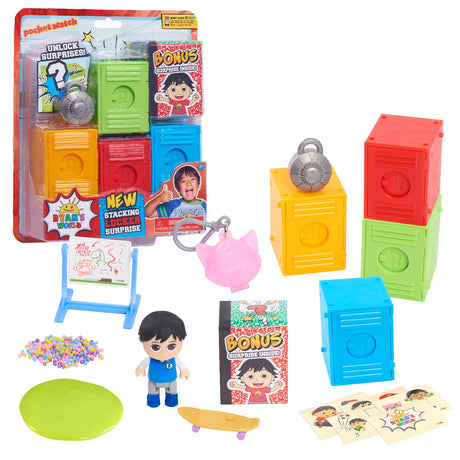Just Play Ryan’s World Stacking Surprise Lockers Just Play