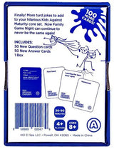 Kids Against Maturity Expansion Pack #4, Card Game For Kids And Families, Super Fun Hilarious For Family Party Game Night (Core Game Sold Separately) 