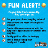 Kids Create Absurdity Funny Card-Game TheGag