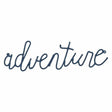 Kids The Big One Cursive "Adventure" Yarn Wrapped Wall Decor.