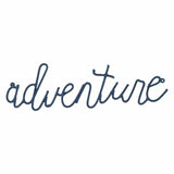 Kids The Big One Cursive "Adventure" Yarn Wrapped Wall Decor.