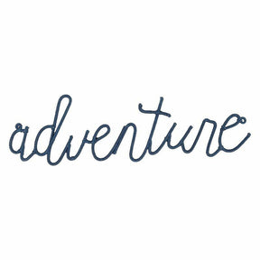 Kids The Big One Cursive "Adventure" Yarn Wrapped Wall Decor