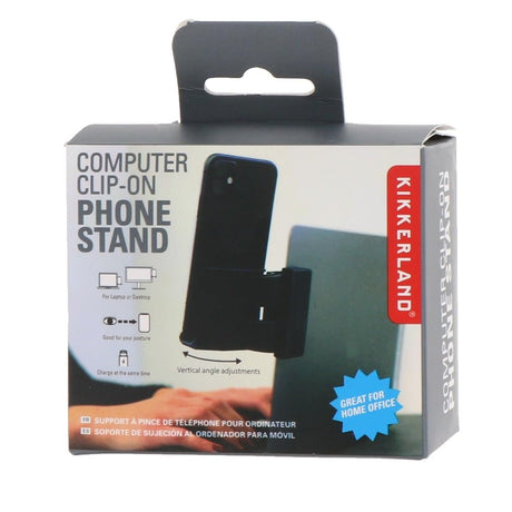 Kikkerland Computer Clip-on Phone Stand.