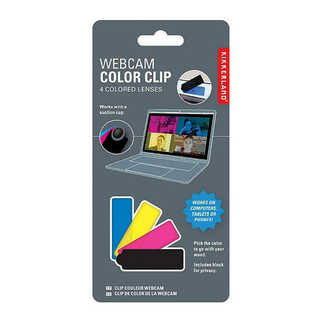 Kikkerland Webcam Cover Color Clip.