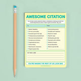 Knock Knock 1-Count Awesome Citation Note Pad,.