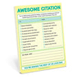 Knock Knock 1-Count Awesome Citation Note Pad,.