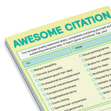 Knock Knock 1-Count Awesome Citation Note Pad,.
