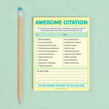 Knock Knock 1-Count Awesome Citation Note Pad,.