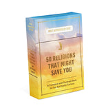 Knock Knock 50 Religions That Might Save You Deck.