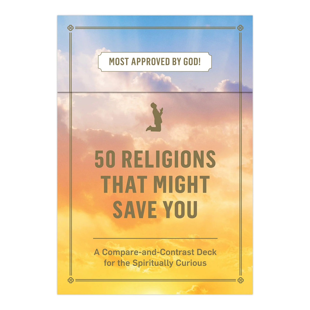 Knock Knock 50 Religions That Might Save You Deck.