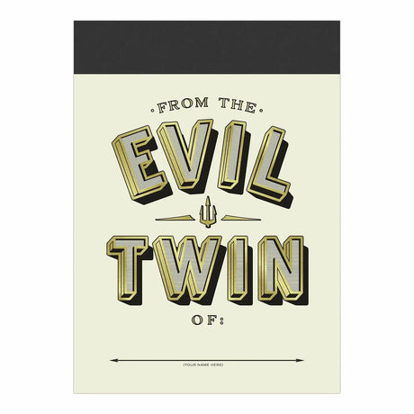 Knock Knock Alter Ego Pad: From the Evil Twin of ____