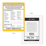 Knock Knock Attitude of Gratitude Nifty Note Pad Knock Knock